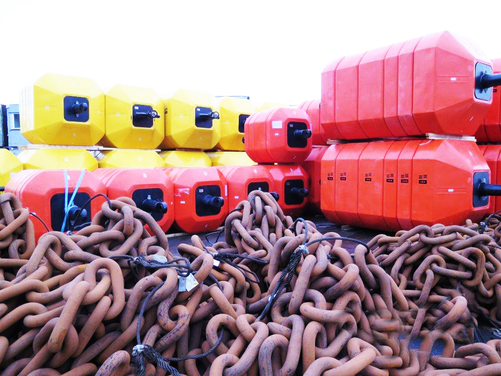 IKM Mooring Services "New buoy’s and chain cables at the Mongstad Terminal"